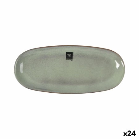 Plat à Gratin La Mediterránea Macarella green Oblongue 29 x 13,5 x 2,4 cm (24 Unités)