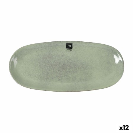 Plat à Gratin La Mediterránea Macarella green Oblongue 33 x 14,8 x 2,7 cm (12 Unités)
