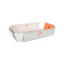 Plat à Gratin MasterChef Rectangulaire 3,2 L 33 x 22 x 6,5 cm 33 x 22 cm (5 Unités)