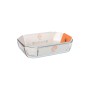Plat à Gratin MasterChef Rectangulaire 2,2 L 27 x 18 cm (5 Unités)