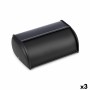 Panera Quttin Negro Metal 43,5 x 27,5 x 18,5 cm (3 Unidades)