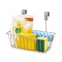 Panier Multi-usages Confortime Gris Métal 28 x 15 x 21 cm (12 Unités)