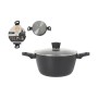 Casserole avec Couvercle MasterChef 24 cm (4 Unités)
