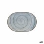 Fuente de Cocina La Mediterránea Swirl Ovalado 30 x 20 x 2,5 cm (12 Unidades)