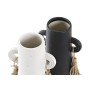 Vase DKD Home Decor Céramique Noir Blanc Colonial (9,5 x 7 x 20 cm) (2 Unités)