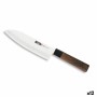 Cuchillo de Cocina Quttin SANTOKU Takamura Marrón Plateado 17 cm (12 Unidades)
