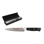 Couteau de cuisine Quttin Damaskus Noir Argenté 12 cm (2 Unités)