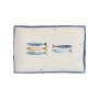 Fuente de Cocina La Mediterránea Peixe Rectangular Peces 30 x 20 x 2,5 cm (6 Unidades)