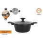 Casserole avec Couvercle MasterChef 24 cm 2,5 mm (4 Unités)