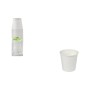 Set de Vasos Algon Blanco 80 ml 30 piezas (24 Unidades)