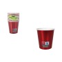 Set de Vasos Algon Rojo 200 ml 10 Piezas (18 Unidades)
