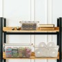 Cesta Multiusos Confortime Metal 33,2 x 22,6 x 13,5 cm (10 Unidades)