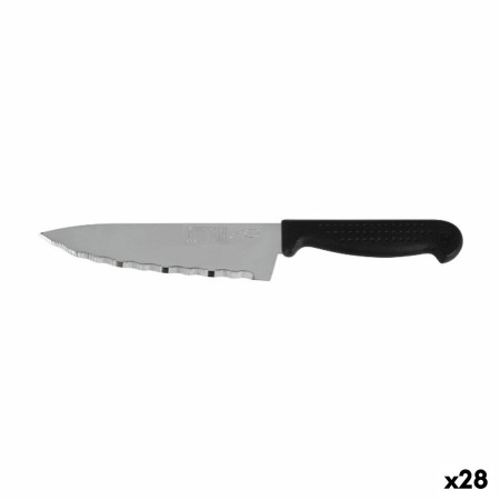 Cuchillo de Cocina Quttin Laser Negro Plateado 28 x 6 x 1,3 cm (28 Unidades)