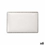 Plat à Gratin La Mediterránea Anllo Rectangulaire 30 x 20 x 2,5 cm (6 Unités)