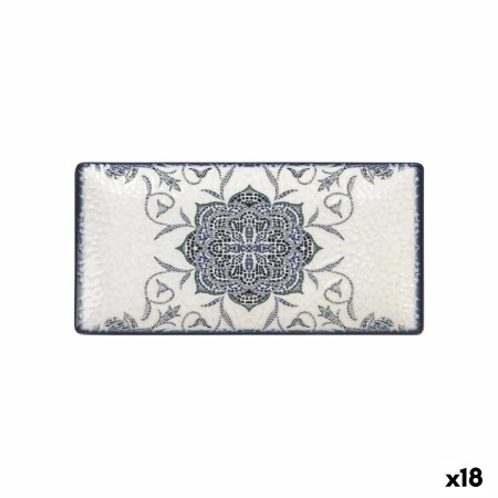 Plat à Gratin La Mediterránea Rosetta Rectangulaire 30 x 15 x 2 cm (18 Unités)