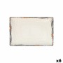 Plat à Gratin La Mediterránea Albus Rectangulaire 30 x 20 x 2,5 cm (6 Unités)