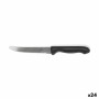 Set de Cuchillos para Carne Cuyfor Negro Plateado 12 cm 6 Piezas (24 Unidades)