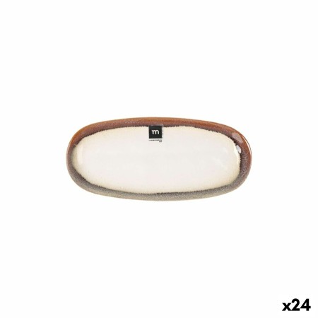 Fuente de Cocina La Mediterránea Fustam Ovalado 25,8 x 12 x 2,2 cm (24 Unidades)
