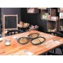 Cesta para el Pan Negro Plástico Rectangular 27,4 x 17,5 x 3,6 cm (36 Unidades)