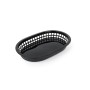 Cesta para el Pan Negro Plástico Rectangular 27,4 x 17,5 x 3,6 cm (36 Unidades)