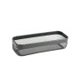 Panier Multi-usages Confortime Noir Métal 30,5 x 11,5 x 7 cm (8 Unités)