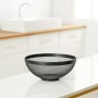 Coupe à fruits Confortime Noir Métal 26 x 12,5 cm (12 Unités)