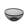 Coupe à fruits Confortime Noir Métal 26 x 12,5 cm (12 Unités)