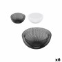 Coupe à fruits Confortime Métal 30 x 30 x 13,5 cm (6 Unités)