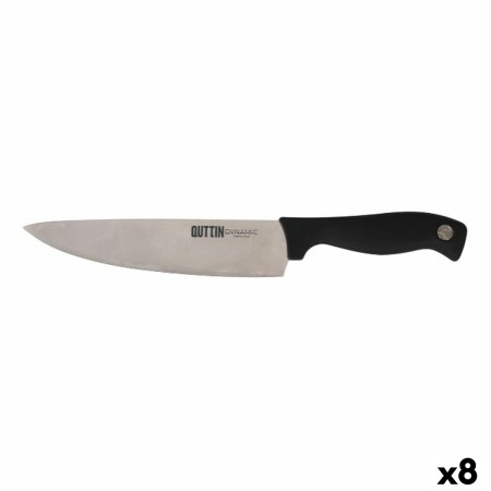 Cuchillo de Cocina Quttin Dynamic Negro Plateado 20 cm (8 Unidades)