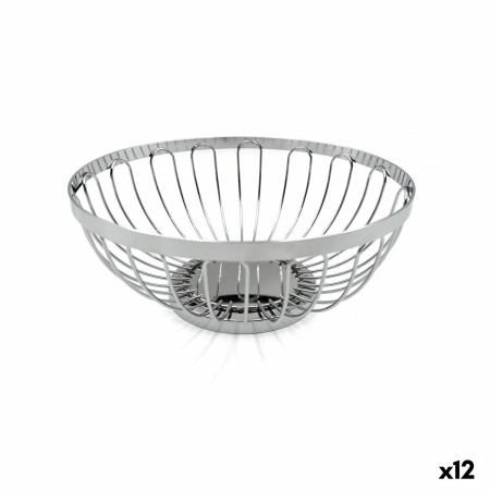 Panera My Bar Plateado Metal ø 20,5 x 8,5 cm (12 Unidades)