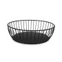 Panera My Bar Negro Metal Ovalado 24 x 19 x 8 cm (12 Unidades)