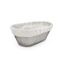 Corbeille à Pain Métal Oblongue 28 x 15 x 10 cm (12 Unités)
