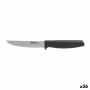 Cuchillo de Cocina Quttin Laos Negro Plateado 11 cm Multiusos (36 Unidades)