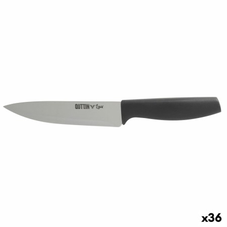 Cuchillo de Cocina Quttin Laos Negro Plateado 15 cm (36 Unidades)