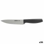 Cuchillo de Cocina Quttin Laos Negro Plateado 15 cm (36 Unidades)