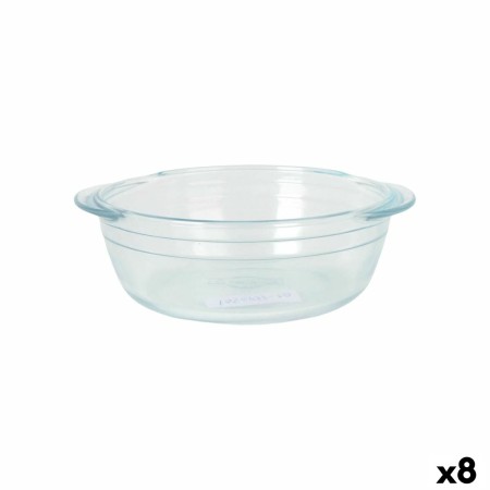 Plat à Gratin Quttin verre 1 L 20 cm (8 Unités)