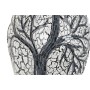 Vase DKD Home Decor Arbre Verre Noir Terre cuite Blanc (29 x 29 x 60 cm)