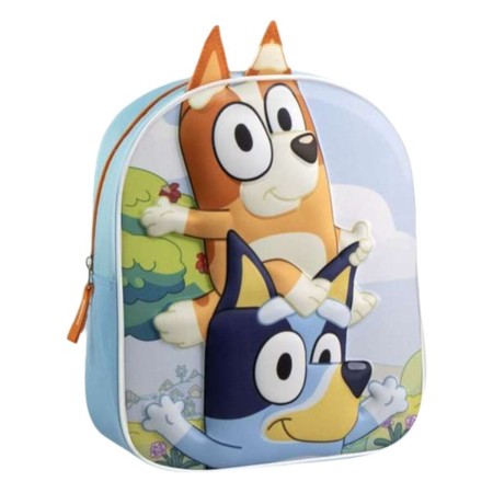 Cartable 3D Bluey Bleu
