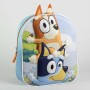 Cartable 3D Bluey Bleu