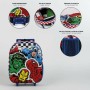 Cartable 3D avec roulettes The Avengers 25,0 x 31,0 x 10,0 cm