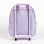 Mochila Escolar 3D con Ruedas Stitch Lila 25,0 x 31,0 x 10,0 cm