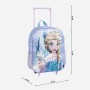 Cartable 3D avec roulettes Frozen Bleu Lila 25,0 x 31,0 x 10,0 cm