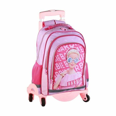 Mochila Escolar con Ruedas Barbie 41,5 x 30 x 17 cm