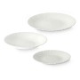 Assiettes Vivalto F-LXP95-75-F-LSP85 Blanc Verre opalin