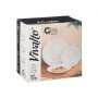 Assiettes Vivalto F-LGCP105-75-85 Blanc Verre opalin