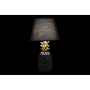 Lampe de bureau DKD Home Decor 40W Céramique Noir Polyester Ananas Tropical (30 x 30 x 52 cm)