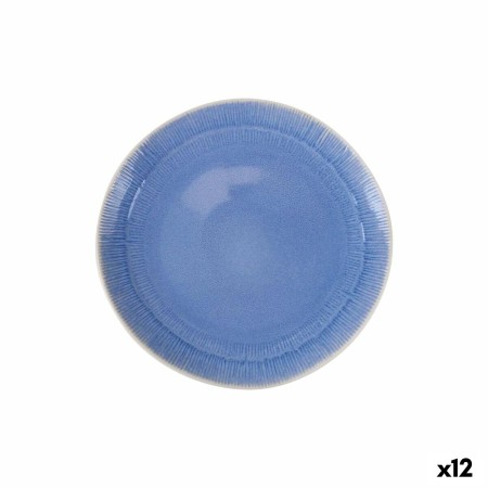 Plato Llano La Mediterránea Calobra Azul (12 Unidades)