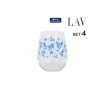 Set de Vasos LAV GAIA 4 Piezas (6 Unidades)