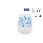 Set de Verres LAV GAIA 4 Pièces (6 Unités)