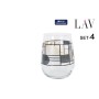Set de Verres LAV GAIA 4 Pièces (6 Unités)